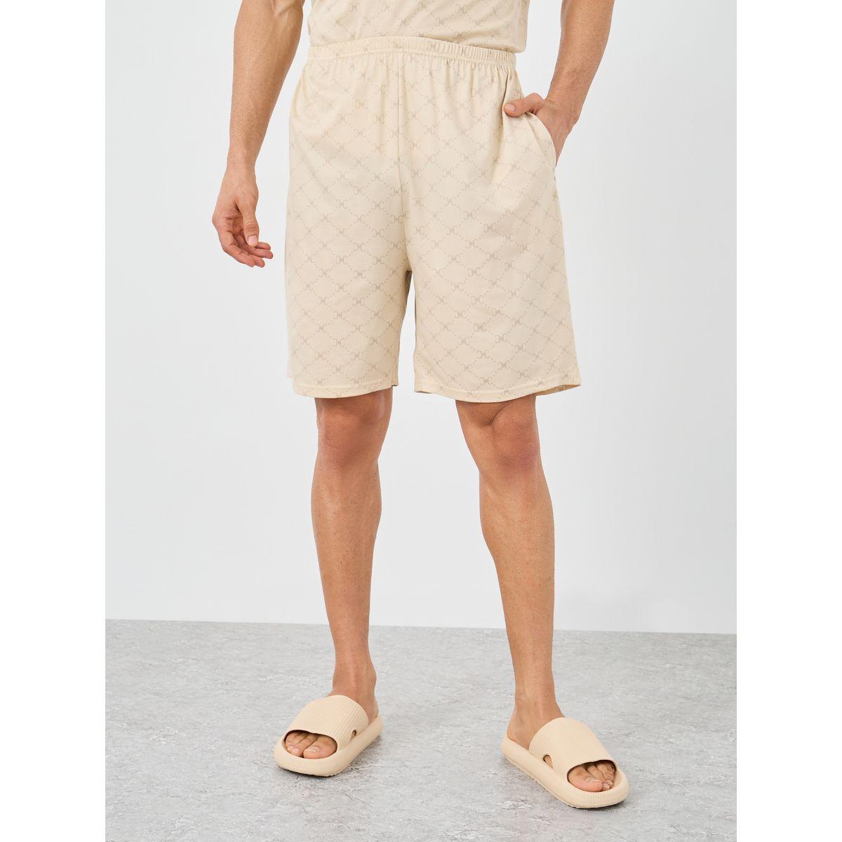 Styli All Over Printed T-Shirt and Shorts Pyjama Set-men-clothing-nightwear-sets-image-5