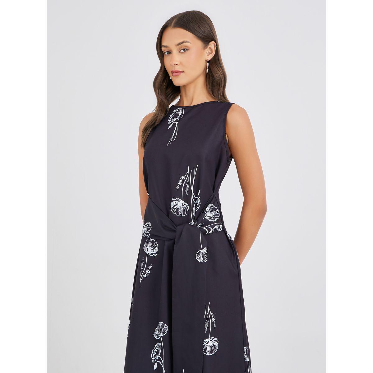 فستان طويل بلا أكمام مطبع بزهور-women-clothing-dresses-image-3