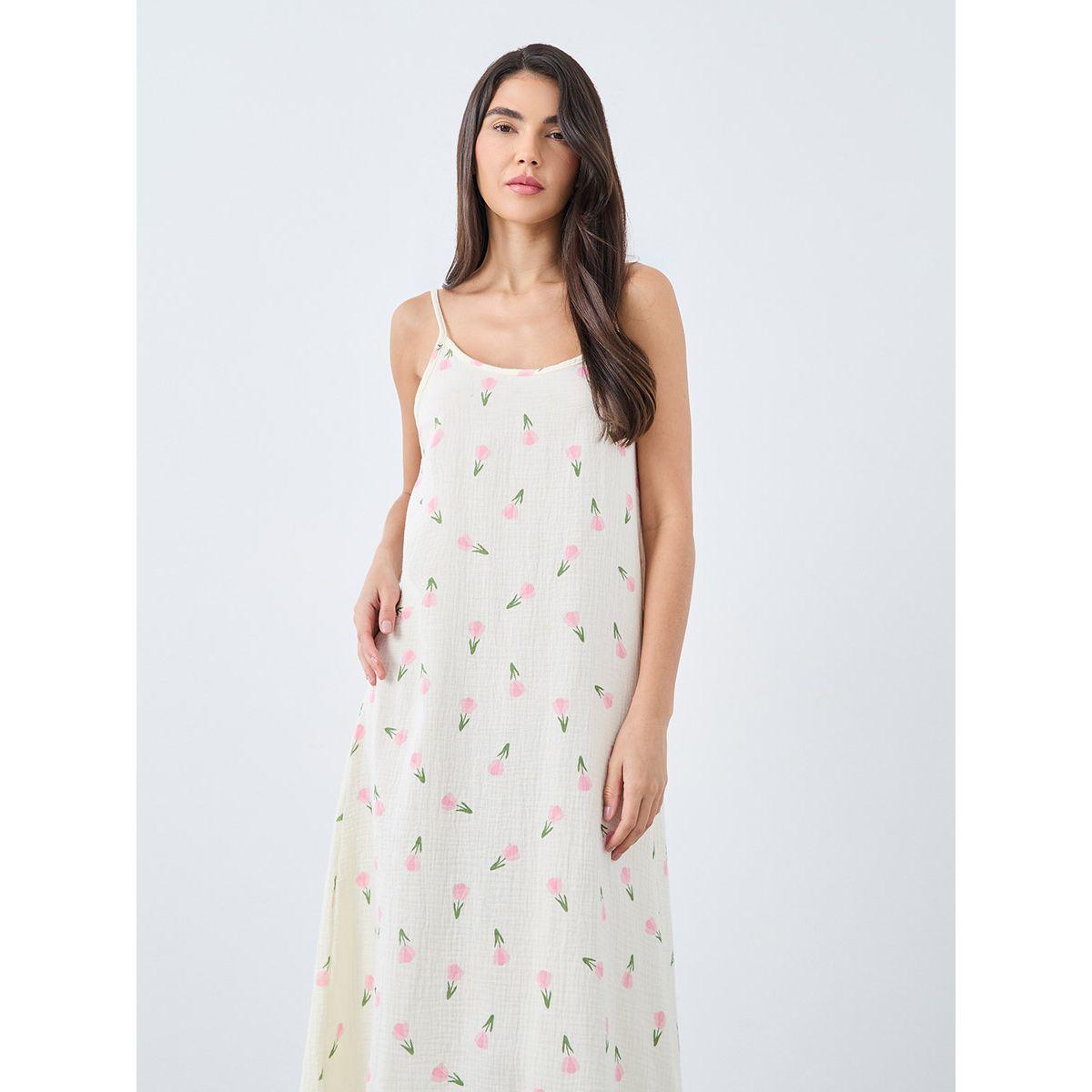قميص نوم بطبعة تيوليب-women-clothing-nightwear-nighties-image-2