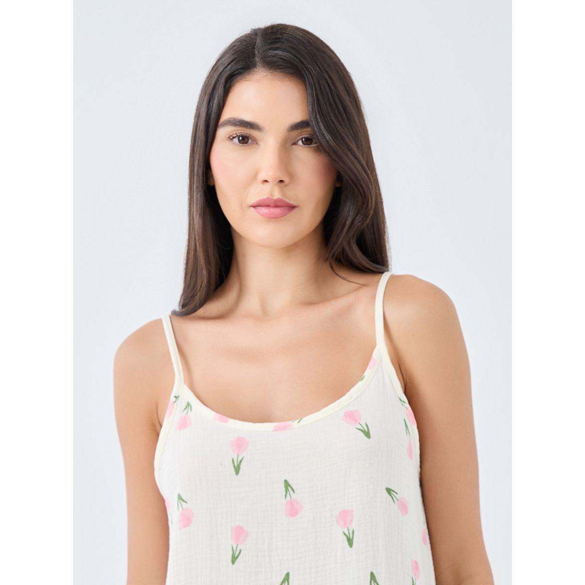 قميص نوم بطبعة تيوليب-women-clothing-nightwear-nighties-image-3