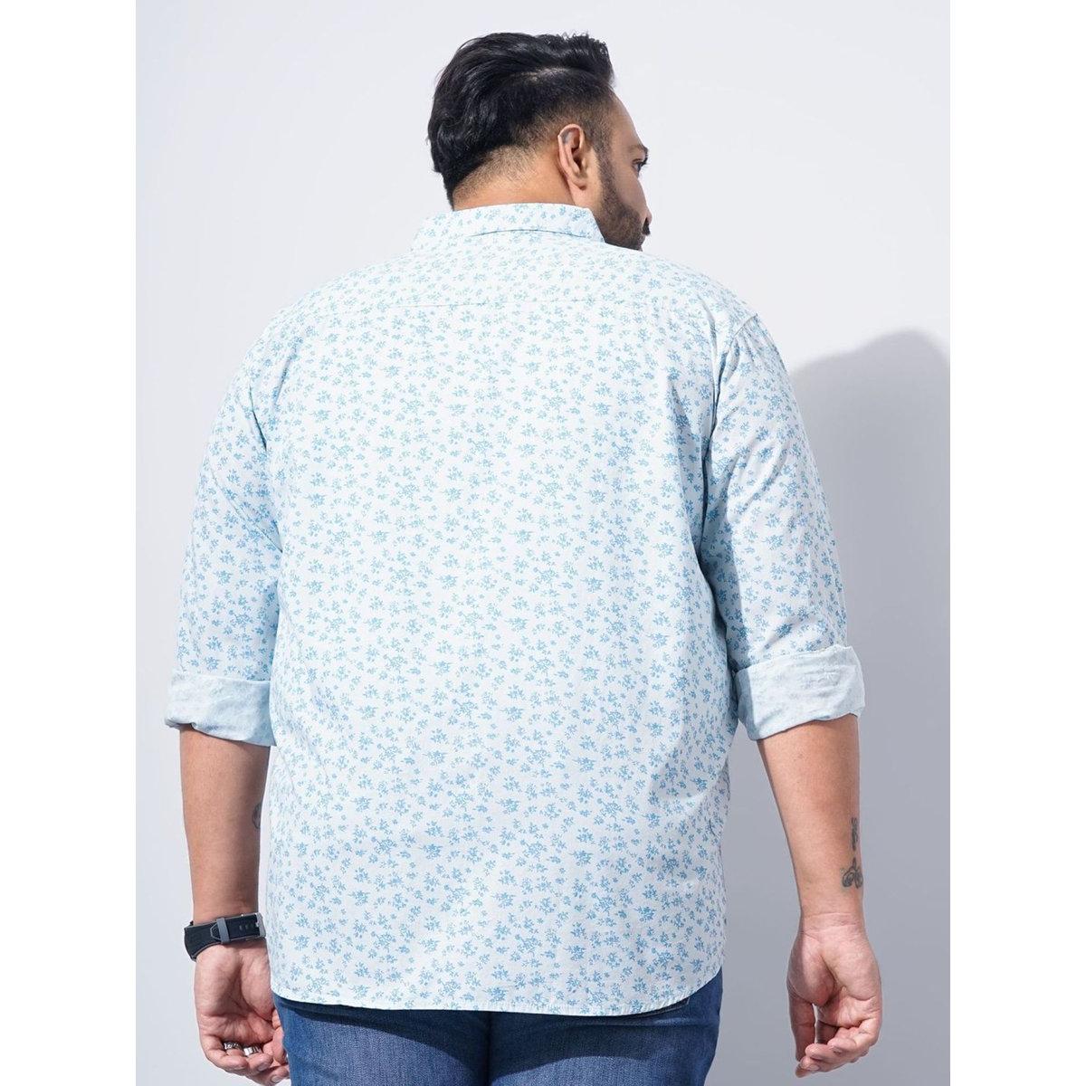 Hardsoda Plus Men Blue Regular Fit Printed Casual Shirt-men-clothing-tshirtsandpolos-tshirts-image-4