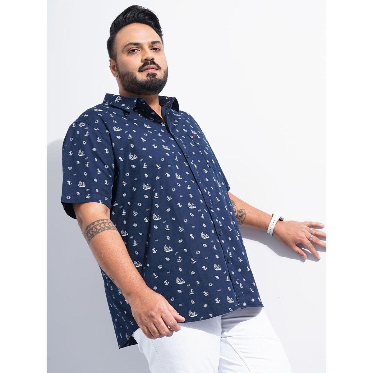قميص بمقاس كبير بقصة عادية-men-clothing-tshirtsandpolos-tshirts-image-1