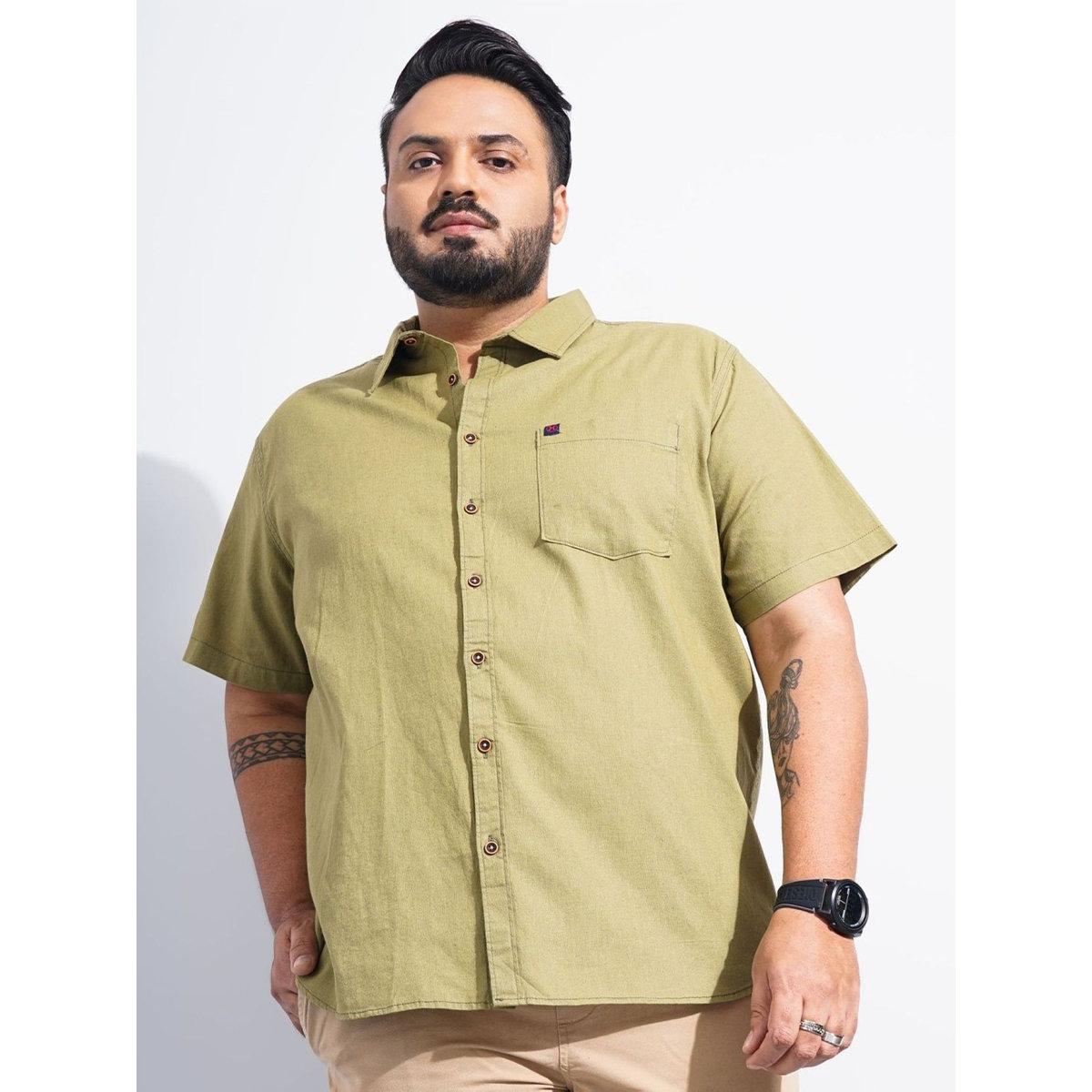 قميص بمقاس كبير بقصة عادية-men-clothing-tshirtsandpolos-tshirts-image-1