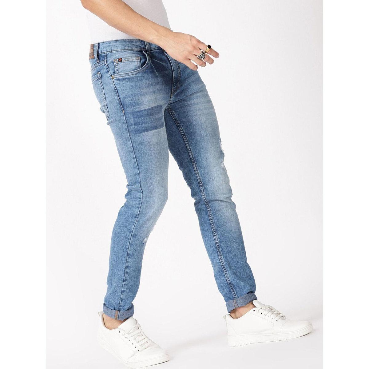 Hardsoda Men Slim Fit Distresses Jeans-men-clothing-bottoms-jeans-image-2
