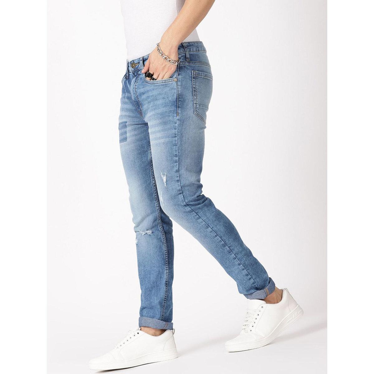 Hardsoda Men Slim Fit Distresses Jeans-men-clothing-bottoms-jeans-image-3