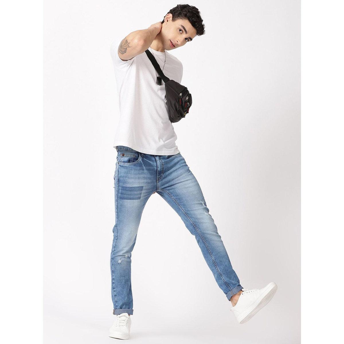 Hardsoda Men Slim Fit Distresses Jeans-men-clothing-bottoms-jeans-image-4