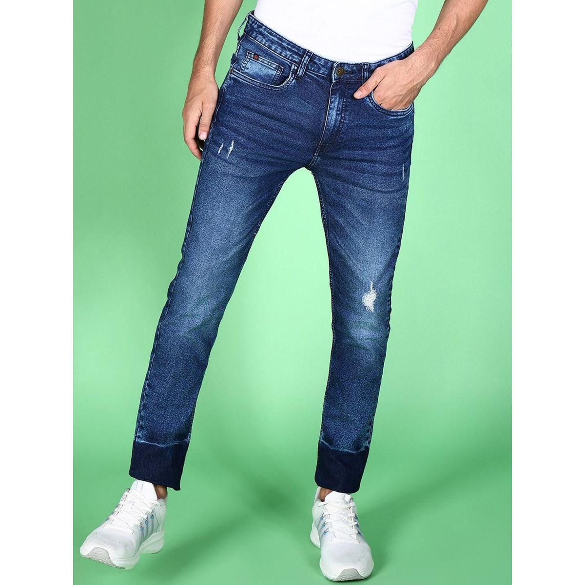 Hardsoda Men Slim Fit Jeans with Light Distress-men-clothing-bottoms-jeans-image-1