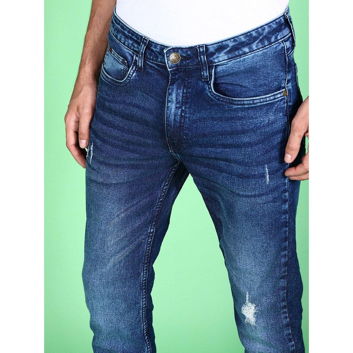 Hardsoda Men Slim Fit Jeans with Light Distress-men-clothing-bottoms-jeans-image-4