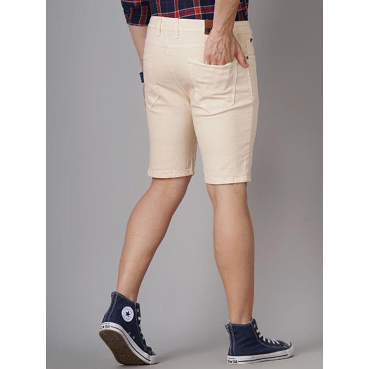 Hardsoda Men Slim Fit Solid Shorts-men-clothing-bottoms-shorts-image-5