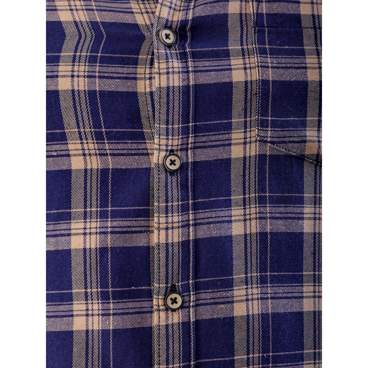قميص بطبعة مربعات وقصة سليم فيت-men-clothing-shirts-image-2