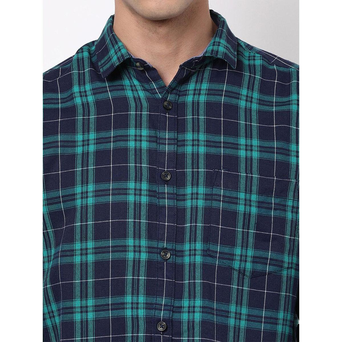 Hardsoda Men Slim Fit Checkered Casual Shirt-men-clothing-shirts-image-2