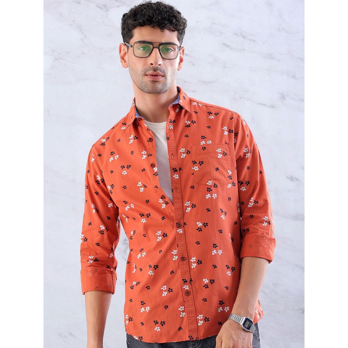 قميص بطبعة ديتسي وقصة عادية-men-clothing-shirts-image-1