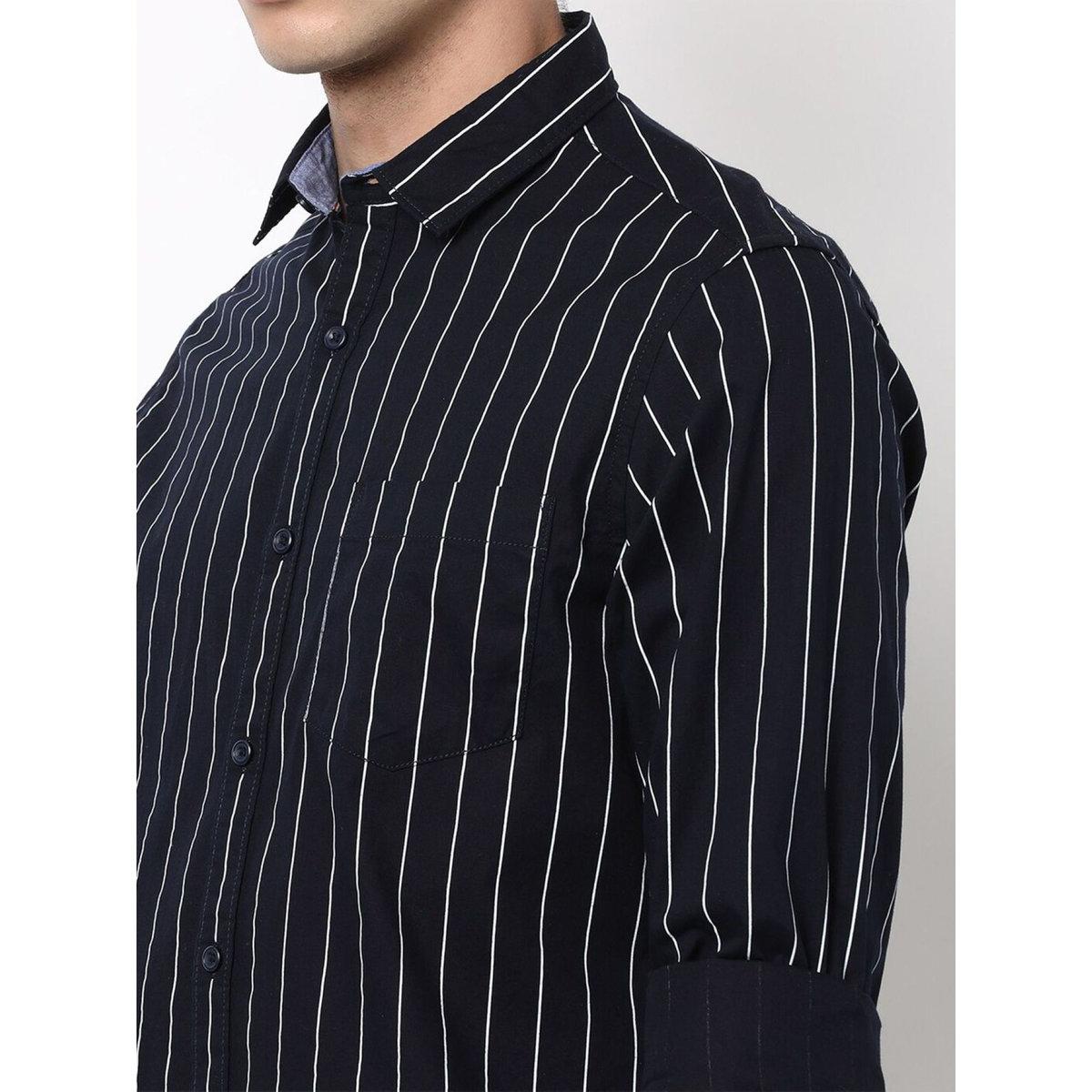 Hardsoda Men Regular Fit Striped Casual Shirt-men-clothing-shirts-image-2