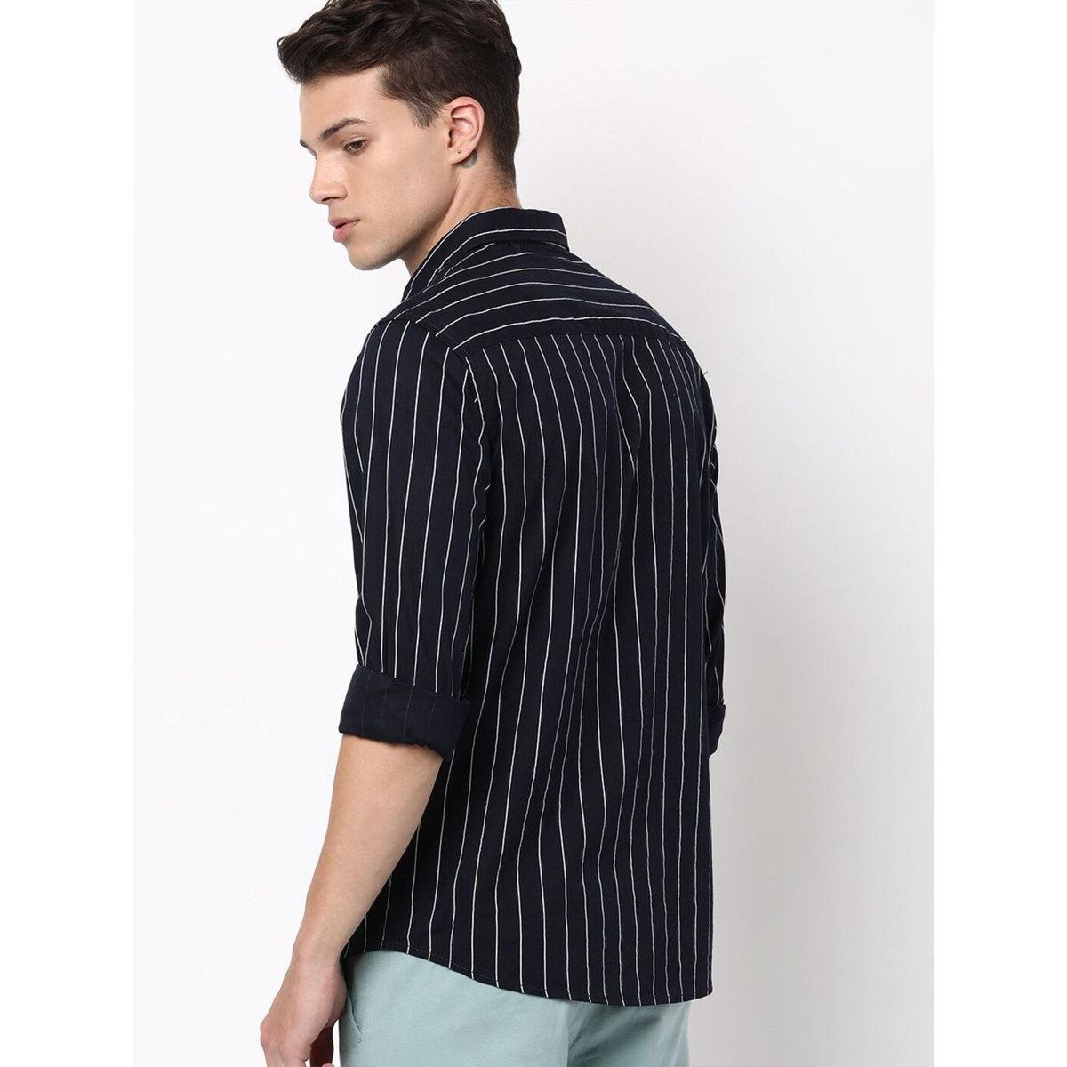 Hardsoda Men Regular Fit Striped Casual Shirt-men-clothing-shirts-image-4