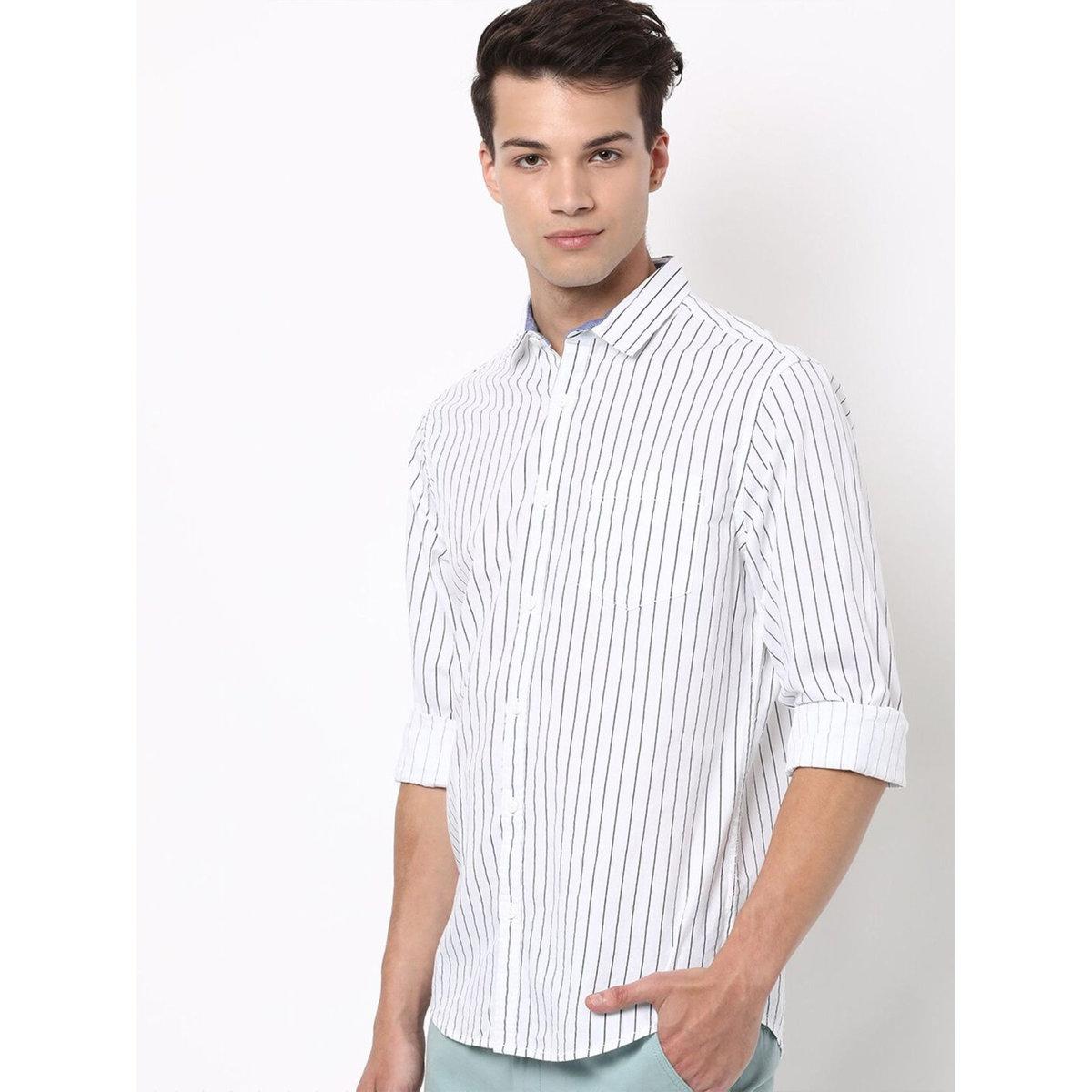 قميص مخطط بقصة عادية-men-clothing-shirts-image-3