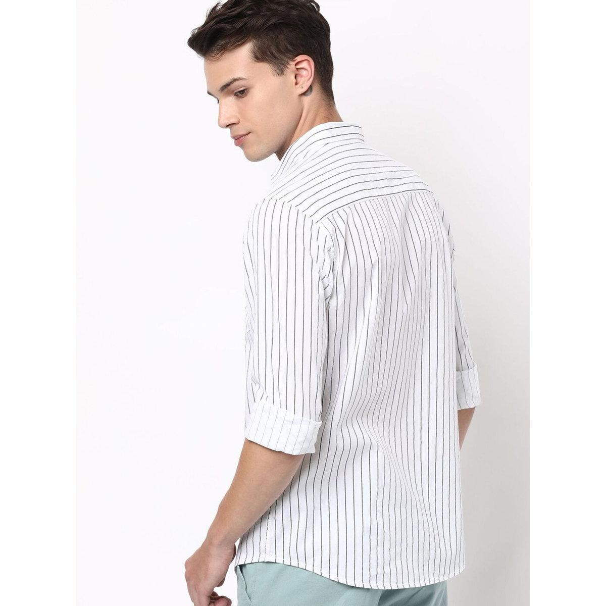 قميص مخطط بقصة عادية-men-clothing-shirts-image-5