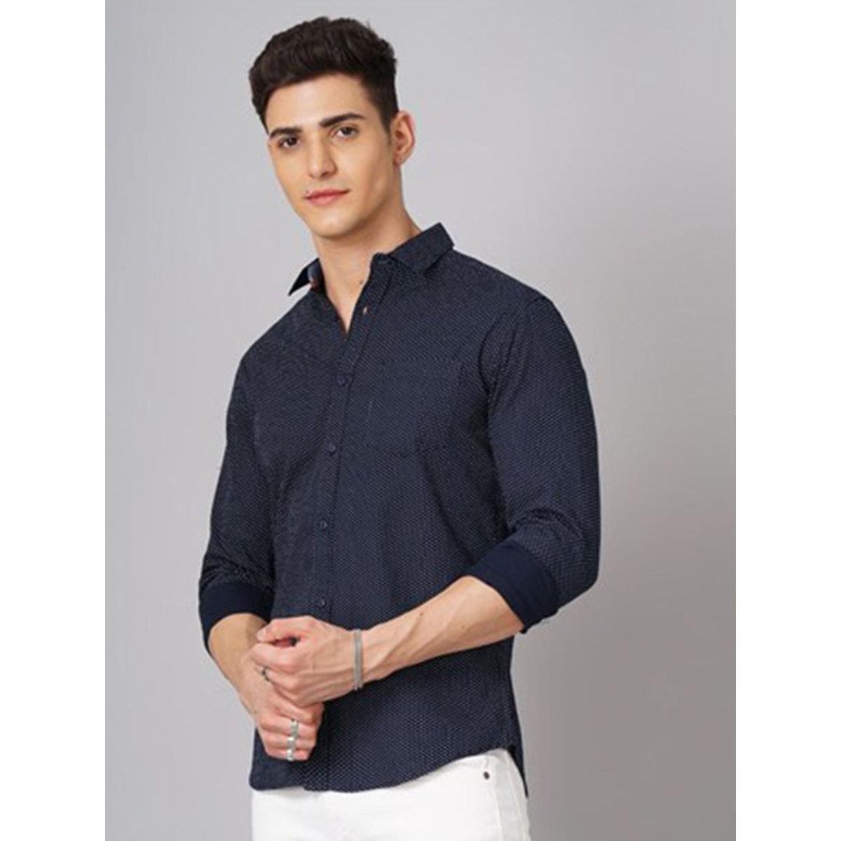 قميص بطبعة ديتسي وقصة عادية-men-clothing-shirts-image-5