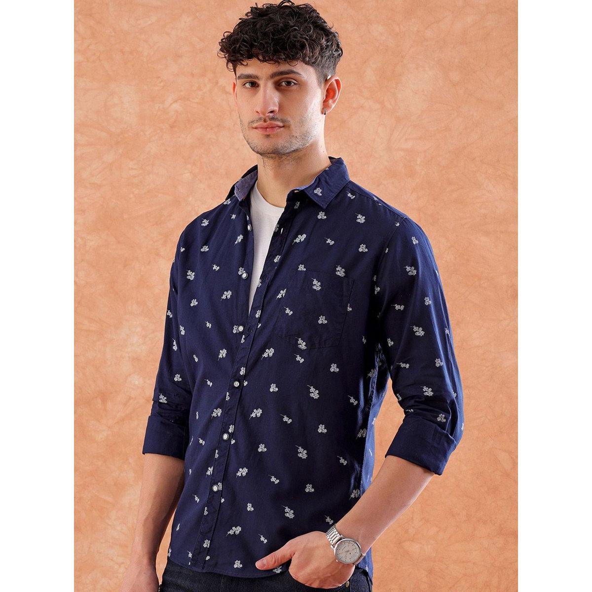 قميص بطبعة ديتسي وقصة عادية-men-clothing-shirts-image-5