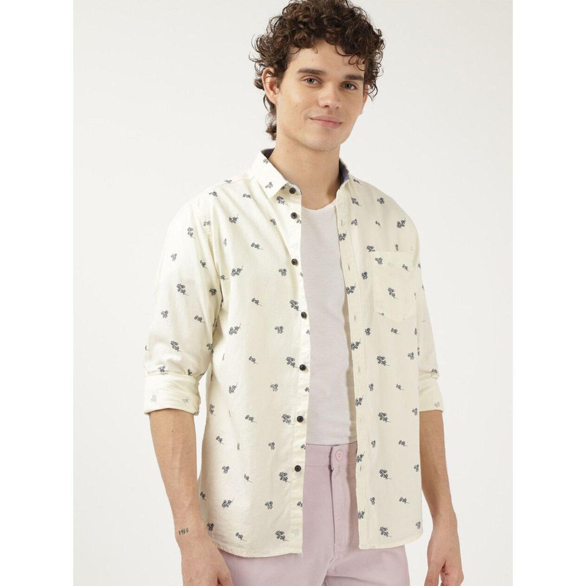 قميص بطبعة ديتسي وقصة عادية-men-clothing-shirts-image-1