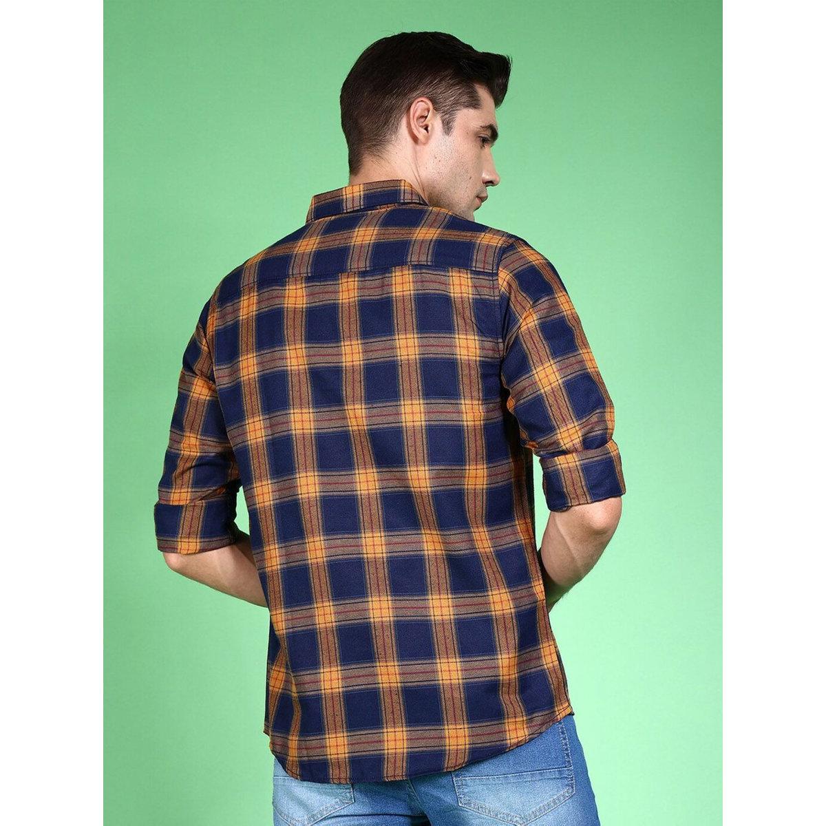 قميص بطبعة مربعات وقصة عادية-men-clothing-shirts-image-5