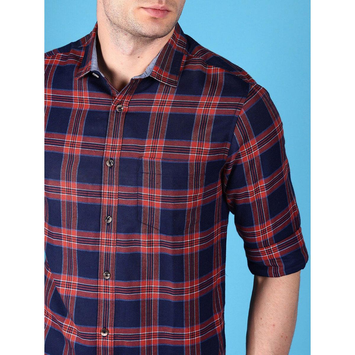 Hardsoda Men Regular Fit Checkered Casual Shirt-men-clothing-shirts-image-2