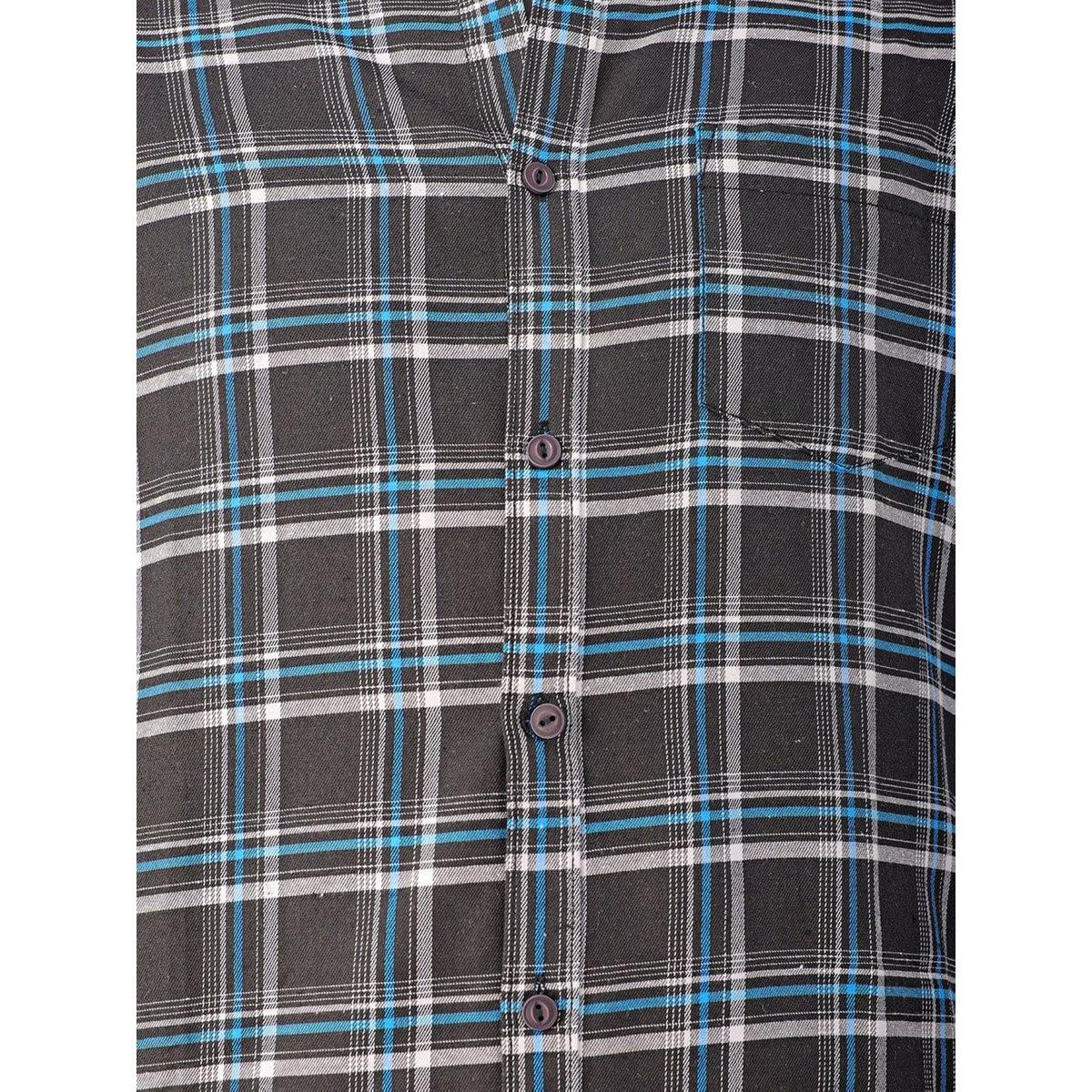 قميص بطبعة مربعات وقصة عادية-men-clothing-shirts-image-2