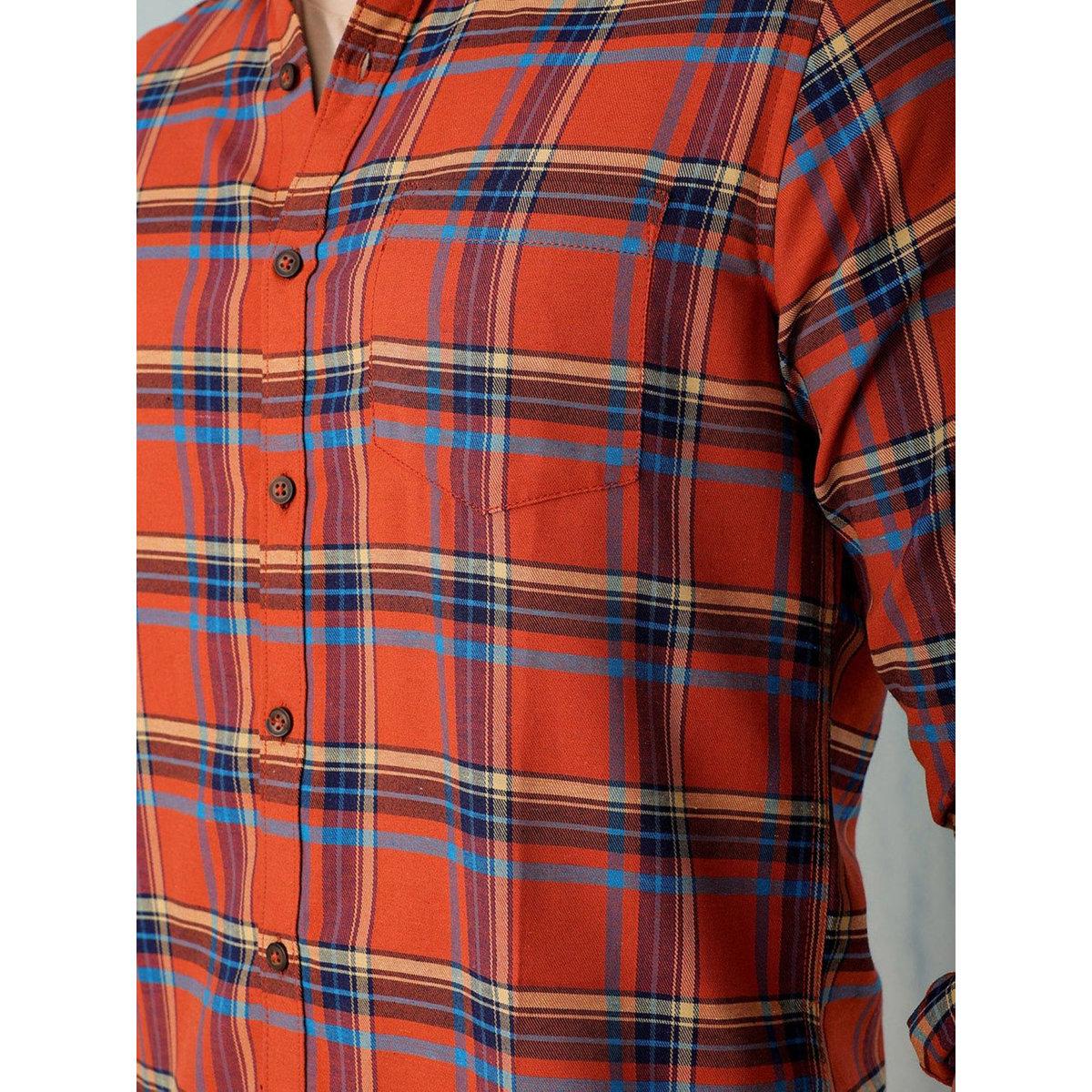 قميص بطبعة مربعات-men-clothing-shirts-image-2