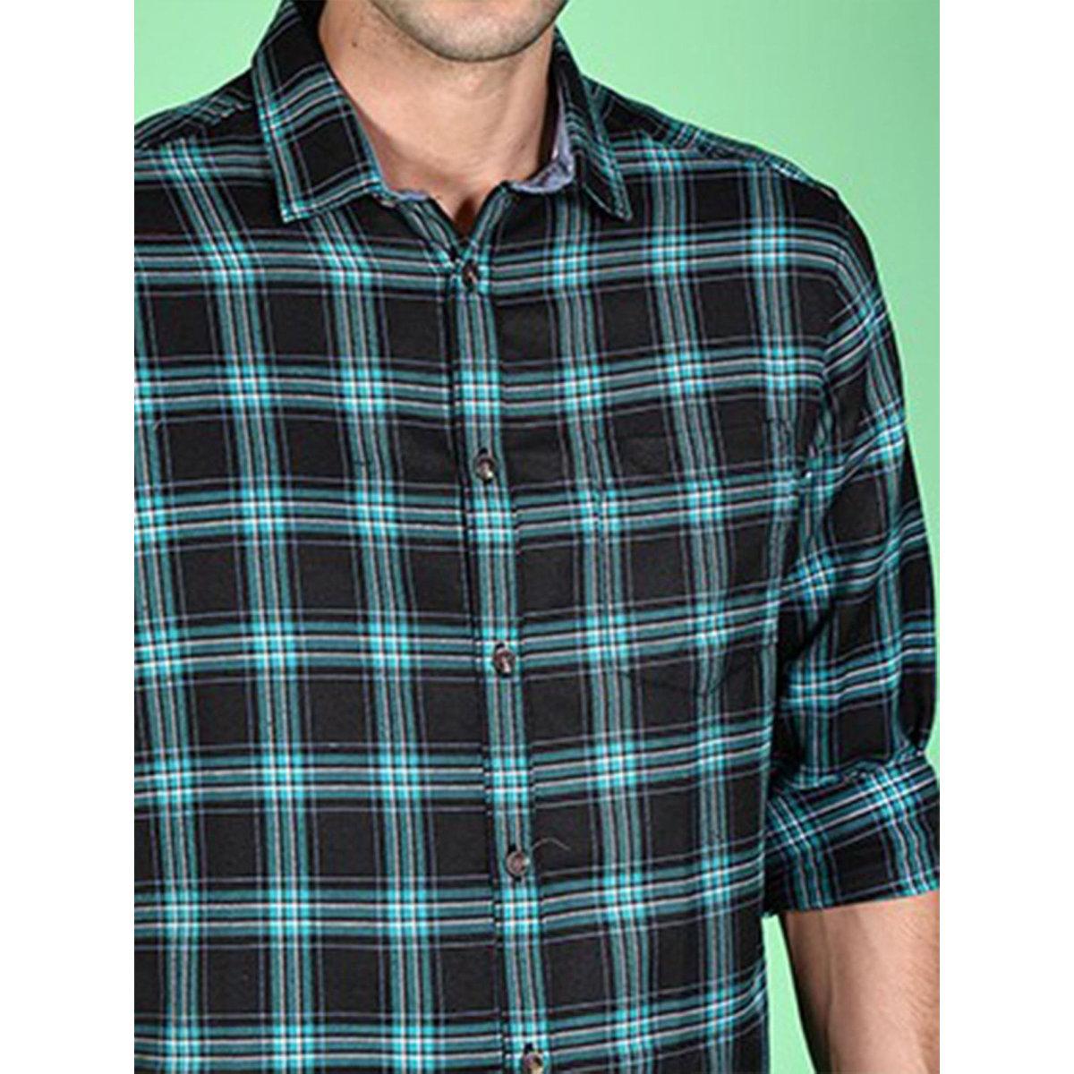 قميص بطبعة مربعات وقصة عادية-men-clothing-shirts-image-2
