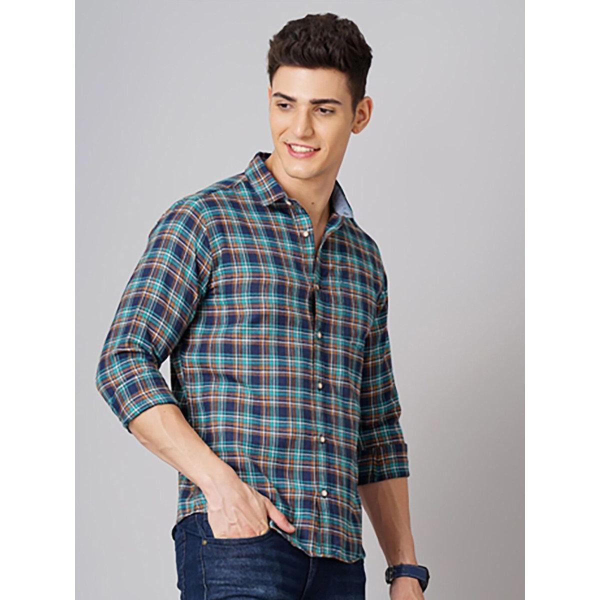 قميص بطبعة مربعات وقصة عادية-men-clothing-shirts-image-3