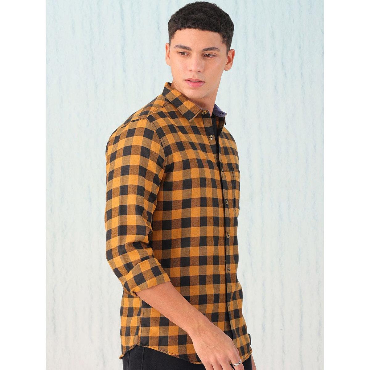 قميص بطبعة مربعات-men-clothing-shirts-image-3