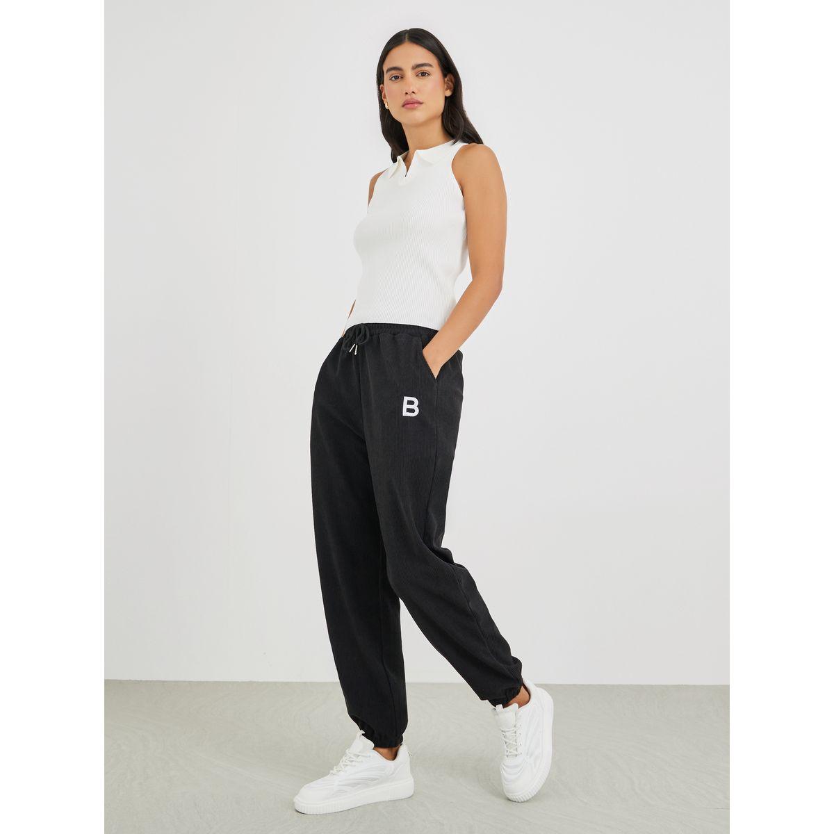جوغر بقصة مريحة وأربطة-women-clothing-bottoms-joggers-image-2