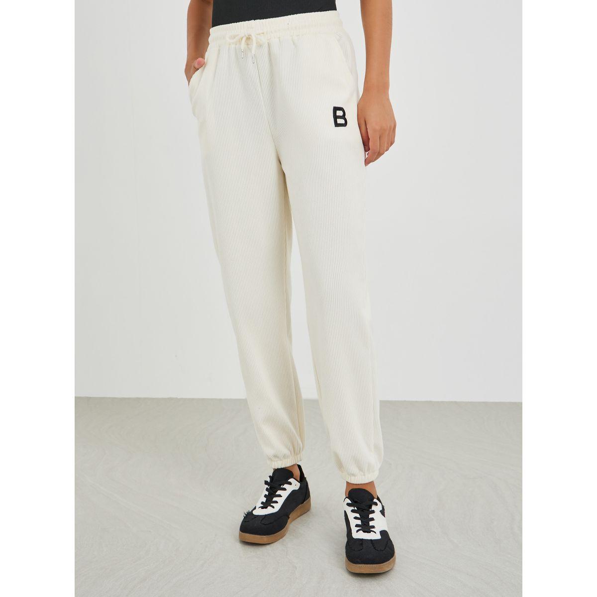 جوغر بقصة مريحة وأربطة-women-clothing-bottoms-joggers-image-2