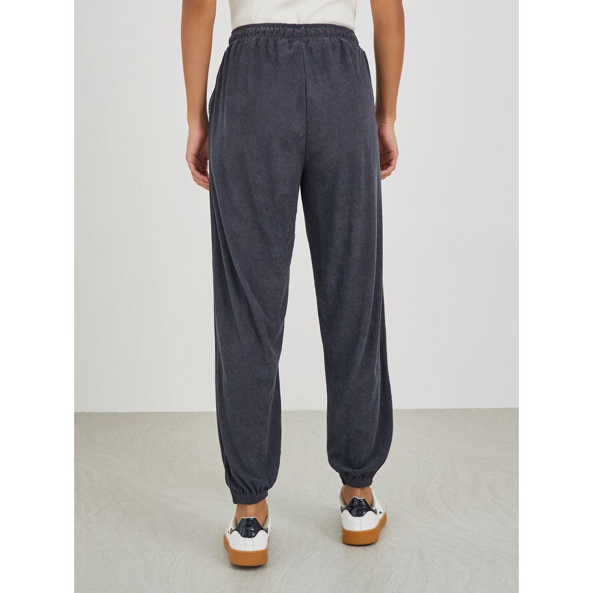 Styli Relaxed Fit Joggers with Drawstring-women-clothing-bottoms-joggers-image-4
