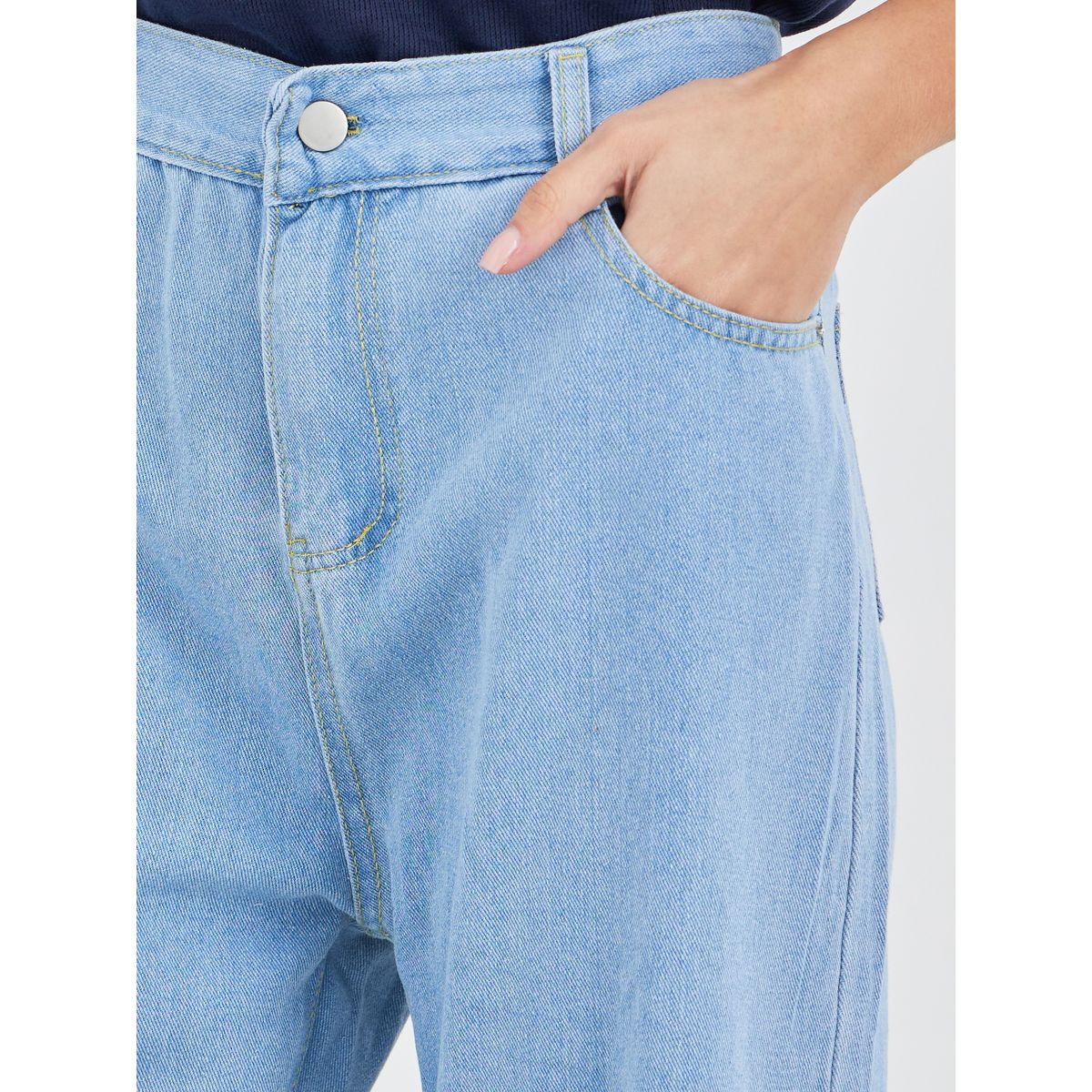 Styli Light Blue Wide Leg Jeans with Pockets-women-clothing-bottoms-jeans-image-3