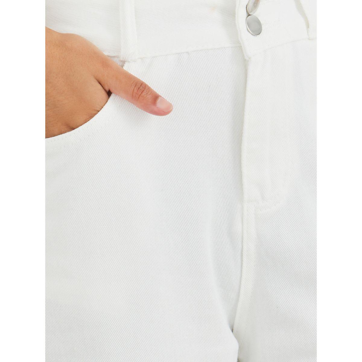 جينز سادة بقصة مستقيمة وخصر متوسط-women-clothing-bottoms-jeans-image-2