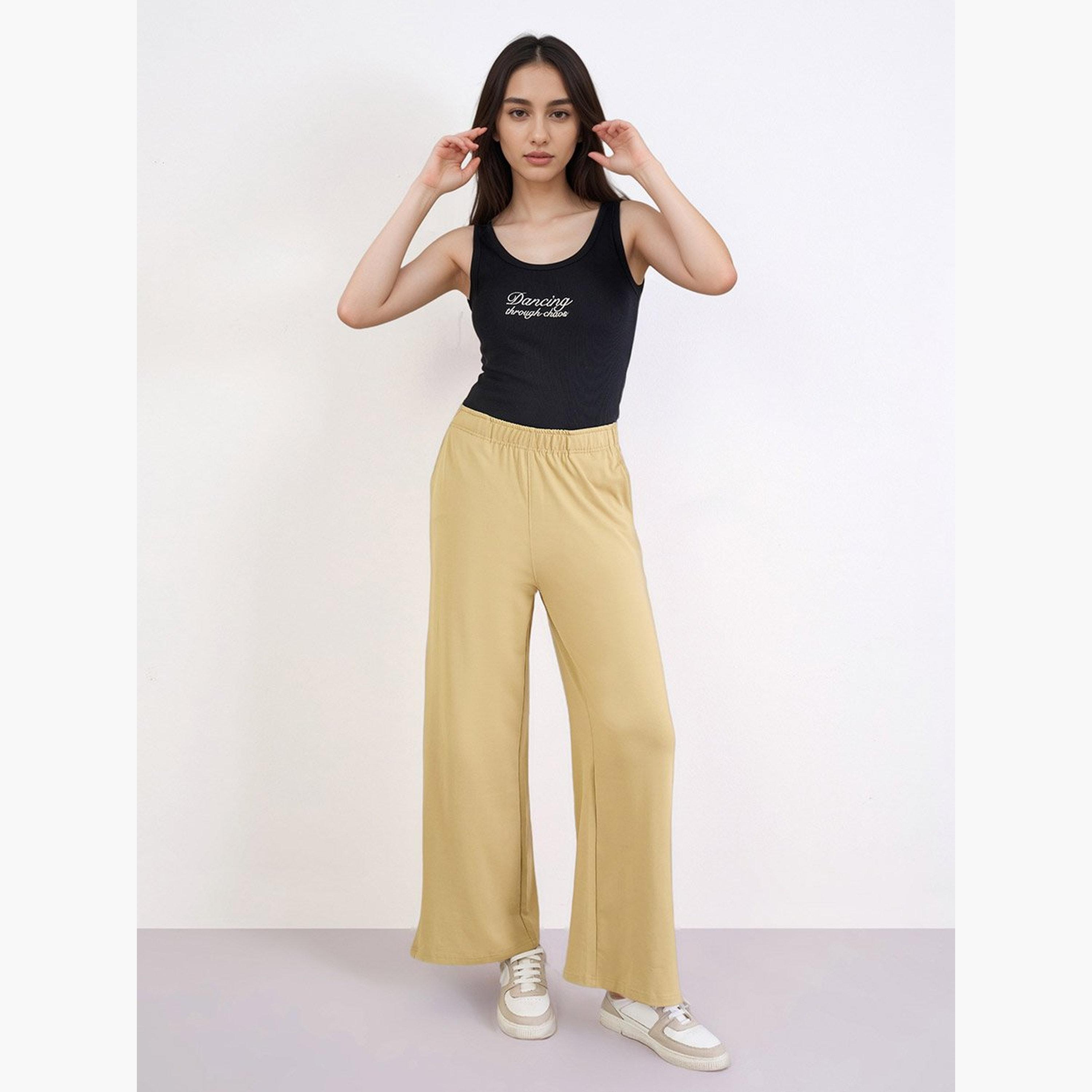 Styli Black Fitted Embroidered Tank-women-clothing-tshirts-image-2