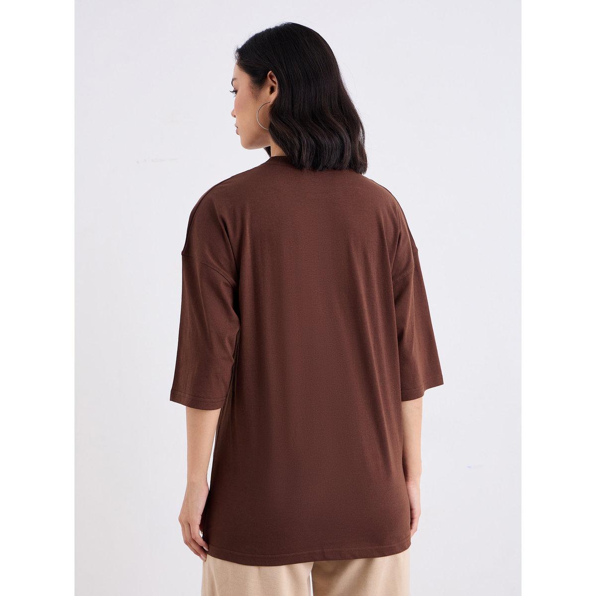 Styli Slogan Print Oversized Longline T-Shirt-women-clothing-tshirts-image-4