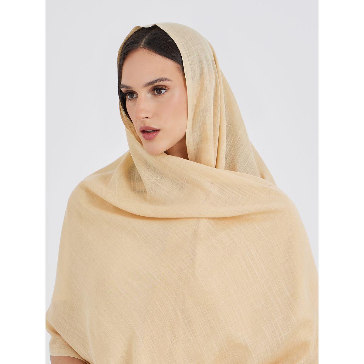أميرة x ستايلي حجاب بتفاصيل بارزة الملمس 180*180 سم-women-clothingaccessories-scarves-image-1