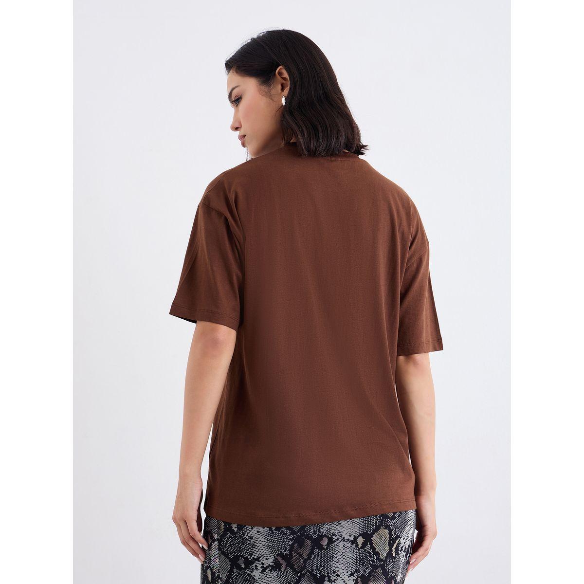 تيشيرت فضفاض بتفاصيل مُطرزة-women-clothing-tshirts-image-4