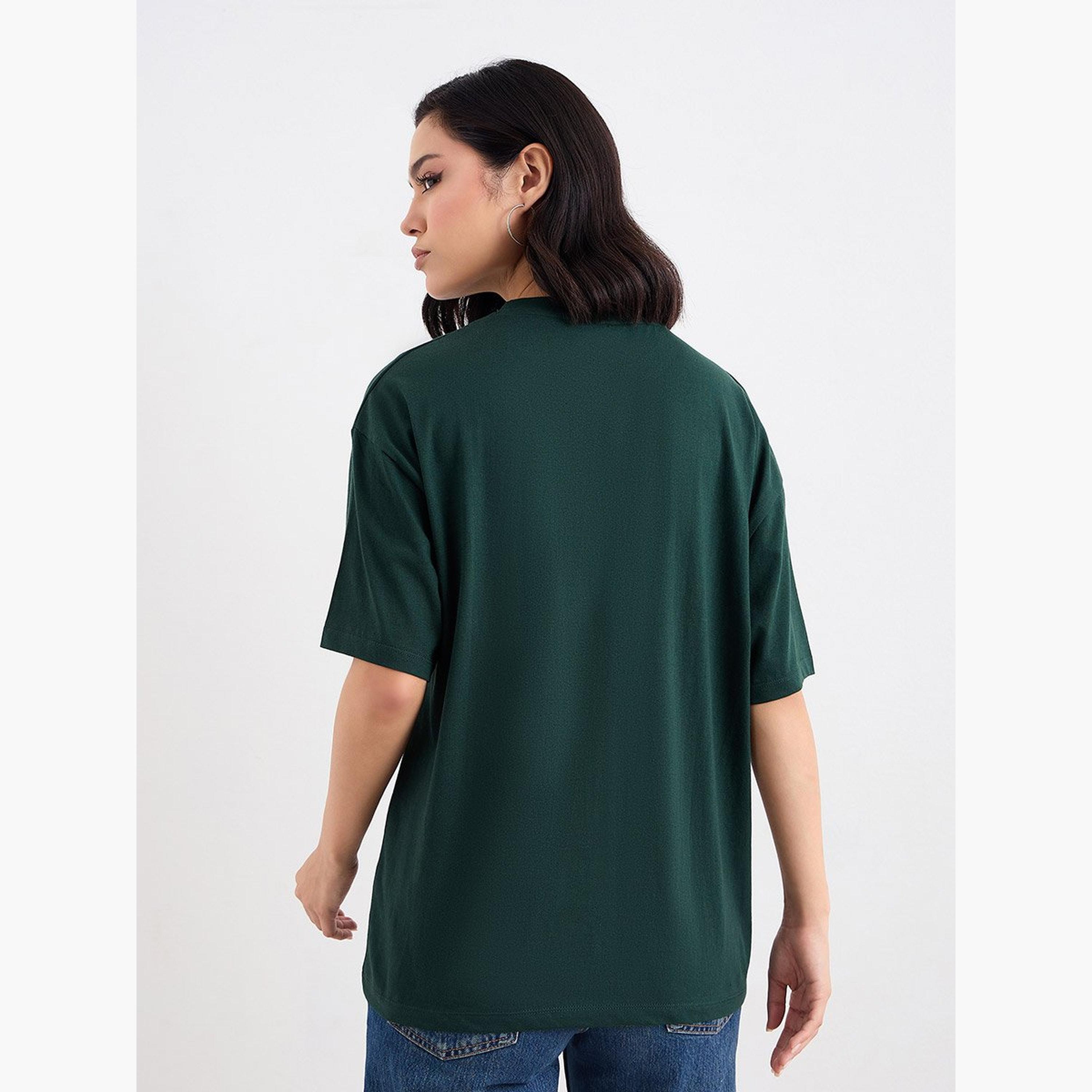 Styli Slogan Print Longline Oversized T-Shirt-women-clothing-tshirts-image-4