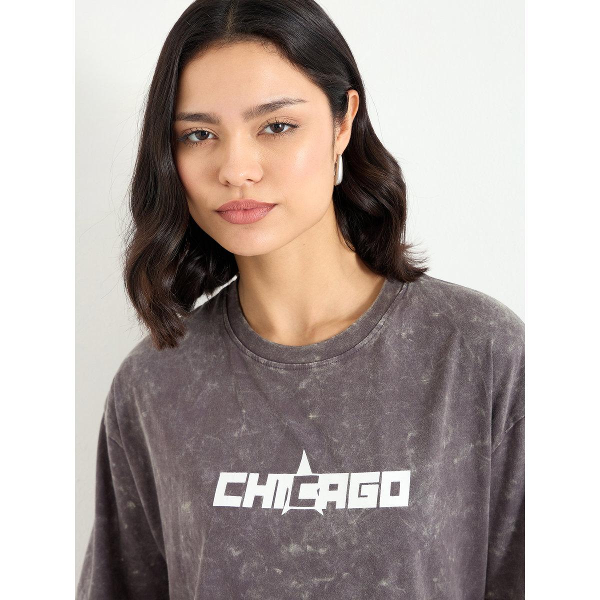 تيشيرت فضفاض بتفاصيل مشطوفة-women-clothing-tshirts-image-4