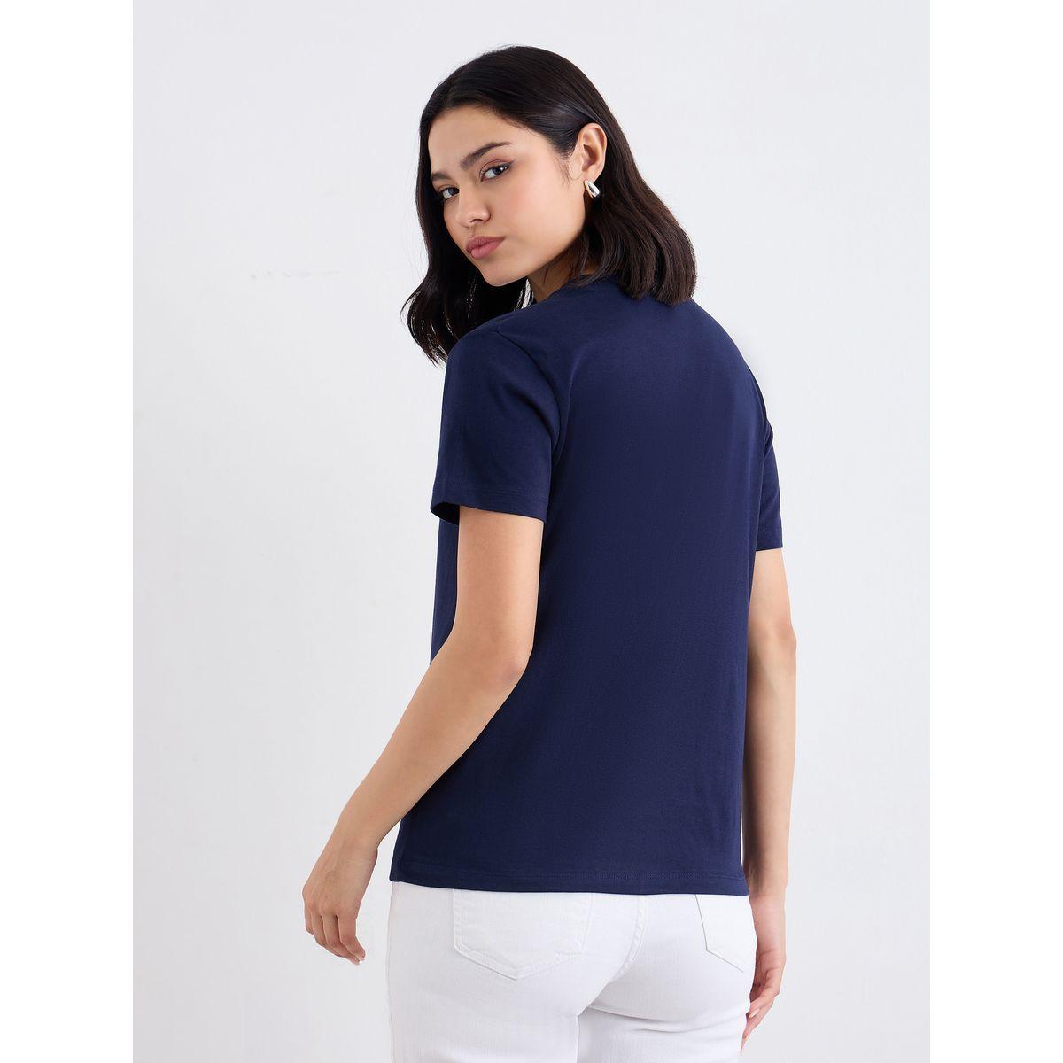 Styli Embroidered Slogan Short Sleeves T-Shirt-women-clothing-tshirts-image-4