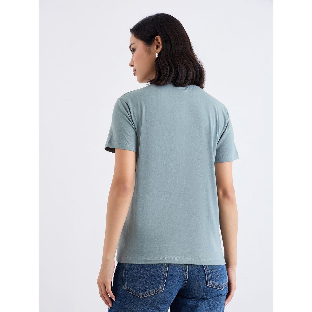 Styli Embroidered Detail Regular Fit T-Shirt-women-clothing-tshirts-image-4