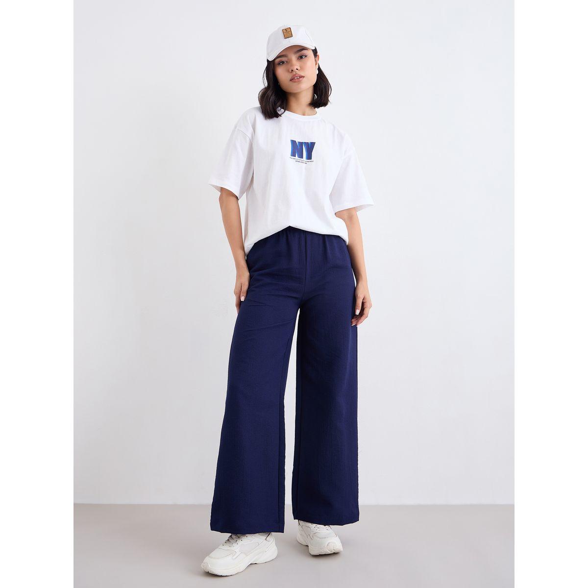 تيشيرت فضفاض بطبعة كتابة-women-clothing-tshirts-image-1