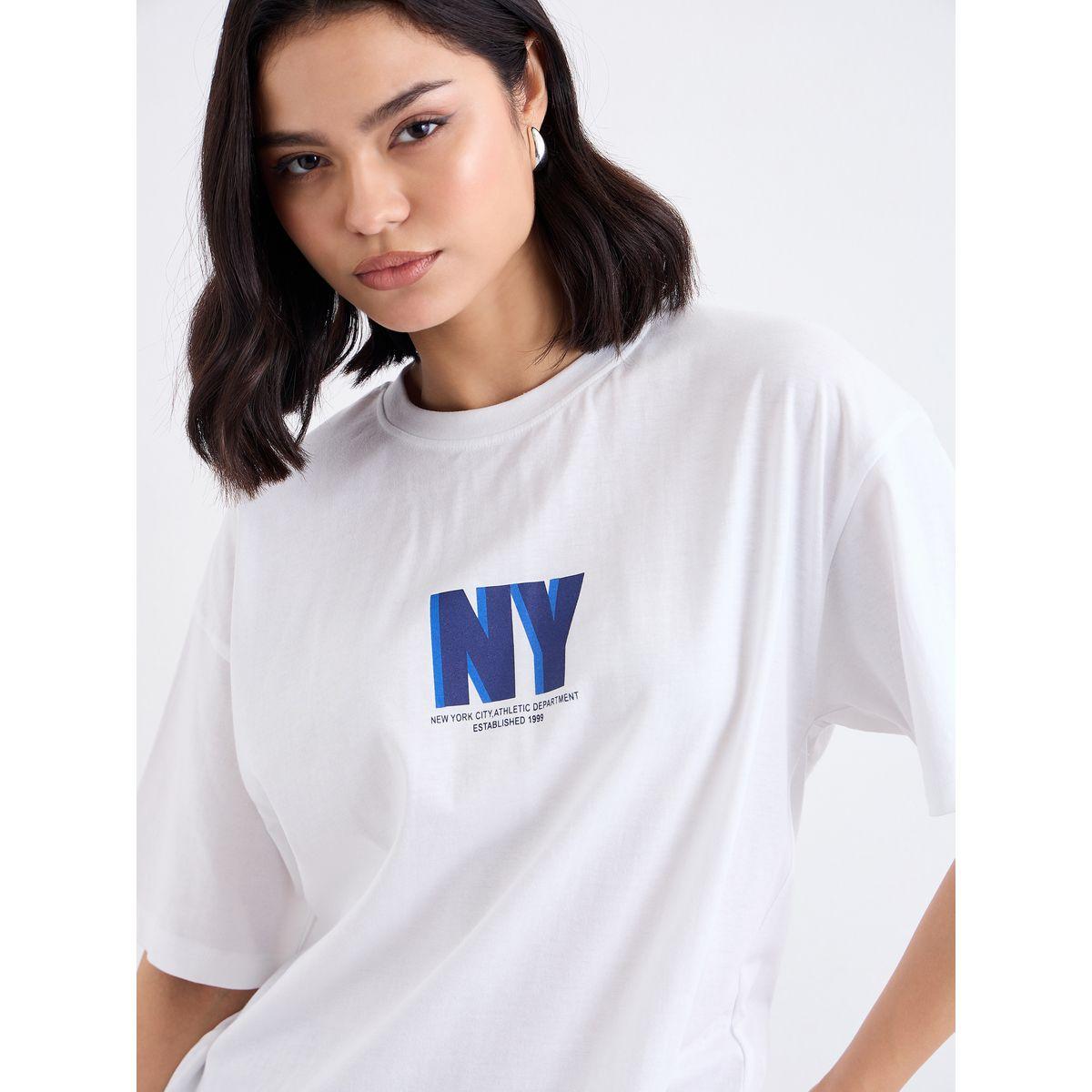 تيشيرت فضفاض بطبعة كتابة-women-clothing-tshirts-image-3