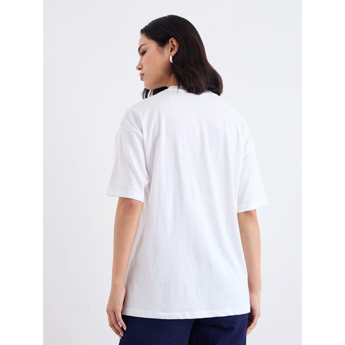 تيشيرت فضفاض بطبعة كتابة-women-clothing-tshirts-image-4