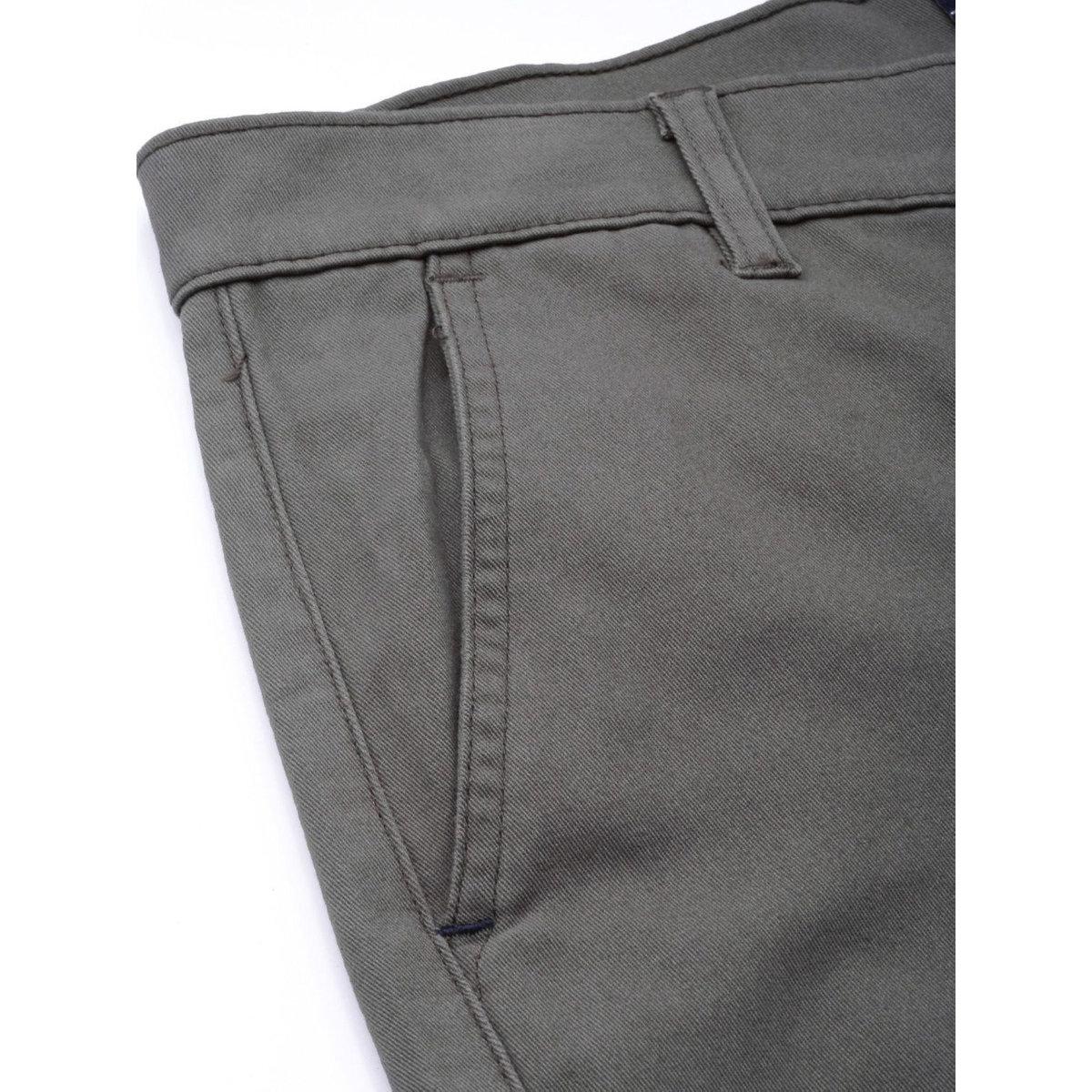 The Indian Garage Co X Styli Men Grey Slim Fit Solid Cargo Pants-men-clothing-bottoms-joggers-image-6