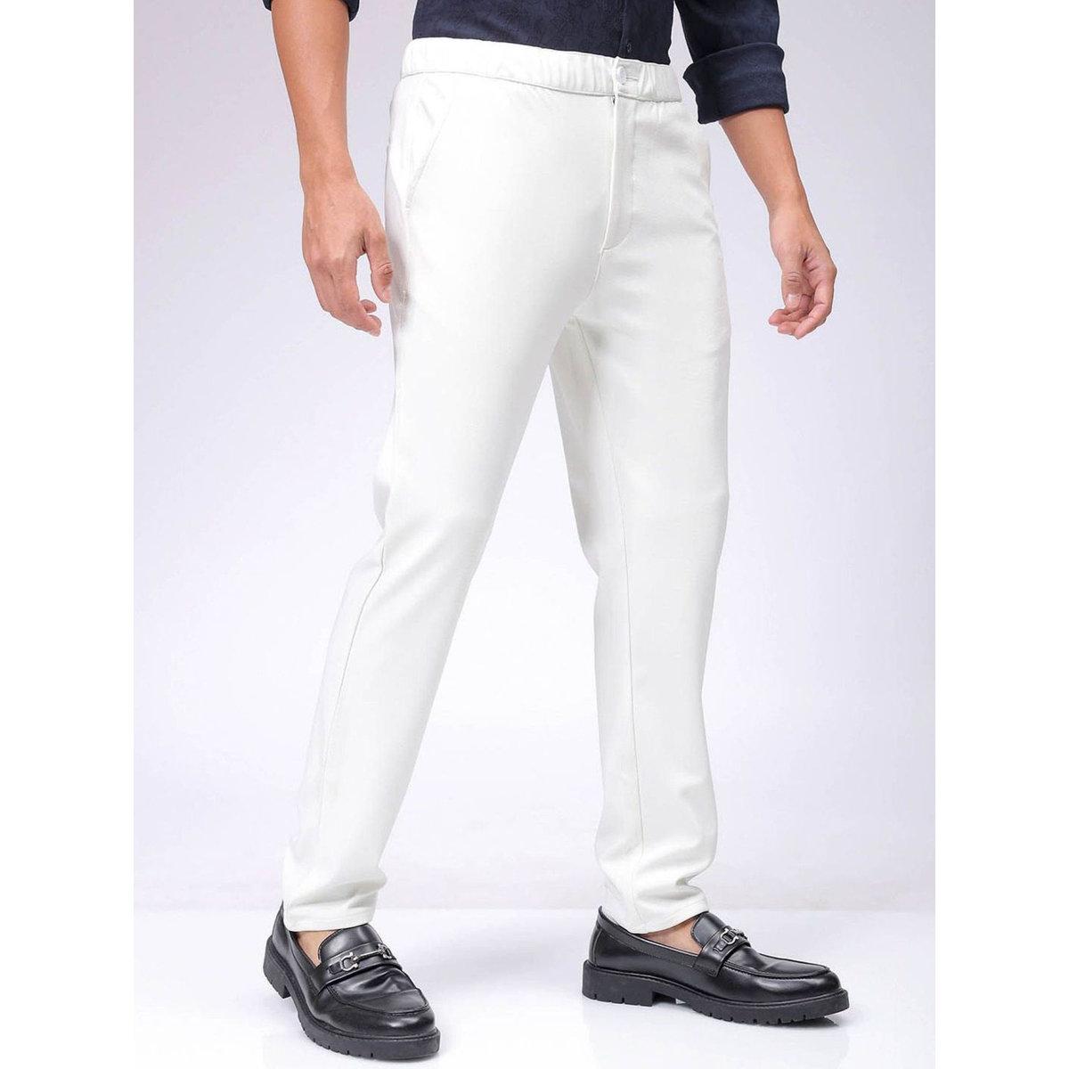 بنطال محبوك بقصة سليم فيت-men-clothing-bottoms-trousersandchinos-trousers-image-2