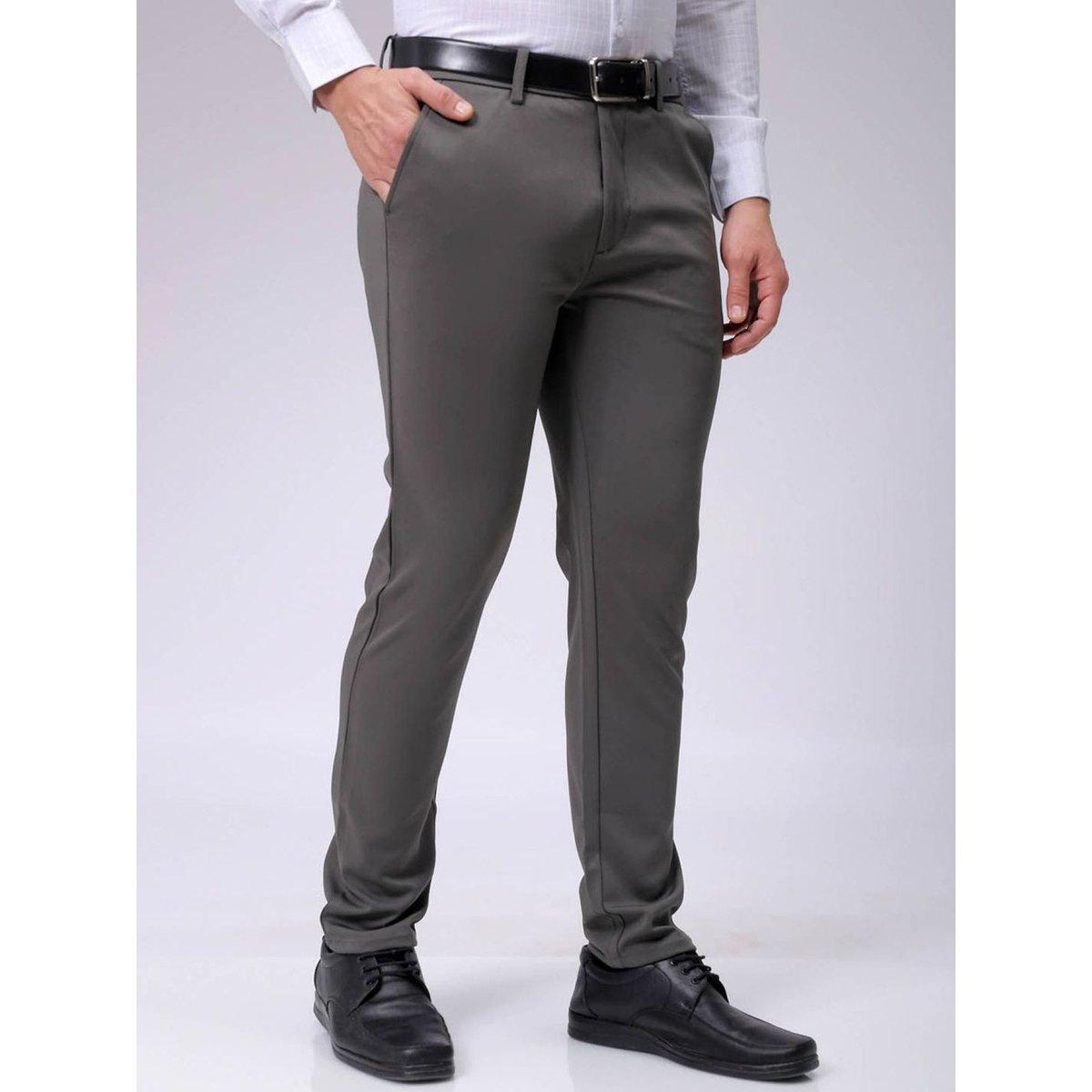 بنطال محبوك بقصة سليم فيت-men-clothing-bottoms-trousersandchinos-trousers-image-2