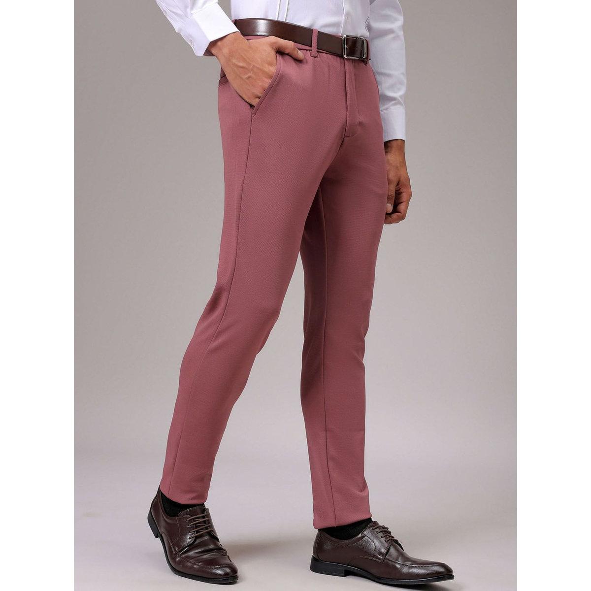 بنطال بقصة سليم فيت وتفاصيل بارزة الملمس-men-clothing-bottoms-trousersandchinos-trousers-image-2